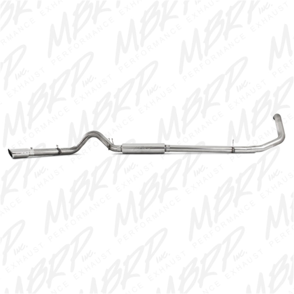 Fits 2000-2003 Ford Excursion 4in. Exhaust System; Single Side Exit - S6204409 - Turbo Back Exhaust Car Part People