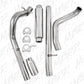 Fits 2000-2003 Ford Excursion 4in. Exhaust System; Single Side Exit - S6204409 - Turbo Back Exhaust Car Part People