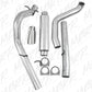 Fits 2000-2003 Ford Excursion 4in. Exhaust System; Single Side Exit AL - S6204AL - Turbo Back Exhaust Car Part People