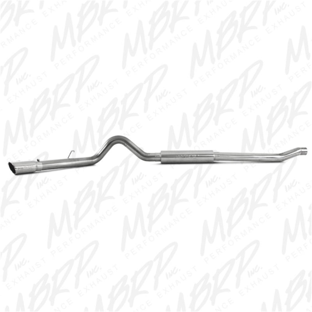 Fits 2003-2007 Ford F-350 Super Duty 4" Cat Back Single Side Exit-S6208409 - Cat Back Exhaust Car Part People