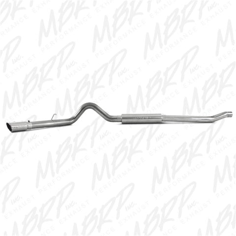Fits 2003-2007 Ford F-350 Super Duty 4" Cat Back Single Side Exit-S6208409