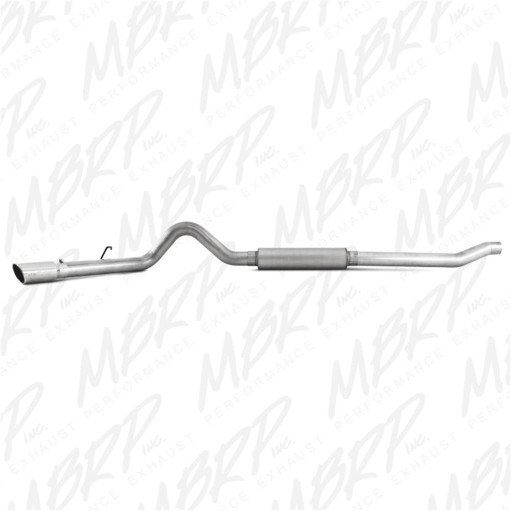 Fits 03-07 Ford F-250 SD 4" Cat Back Single Side (Stock Cat) Exit-S6208AL - Cat Back Exhaust Car Part People