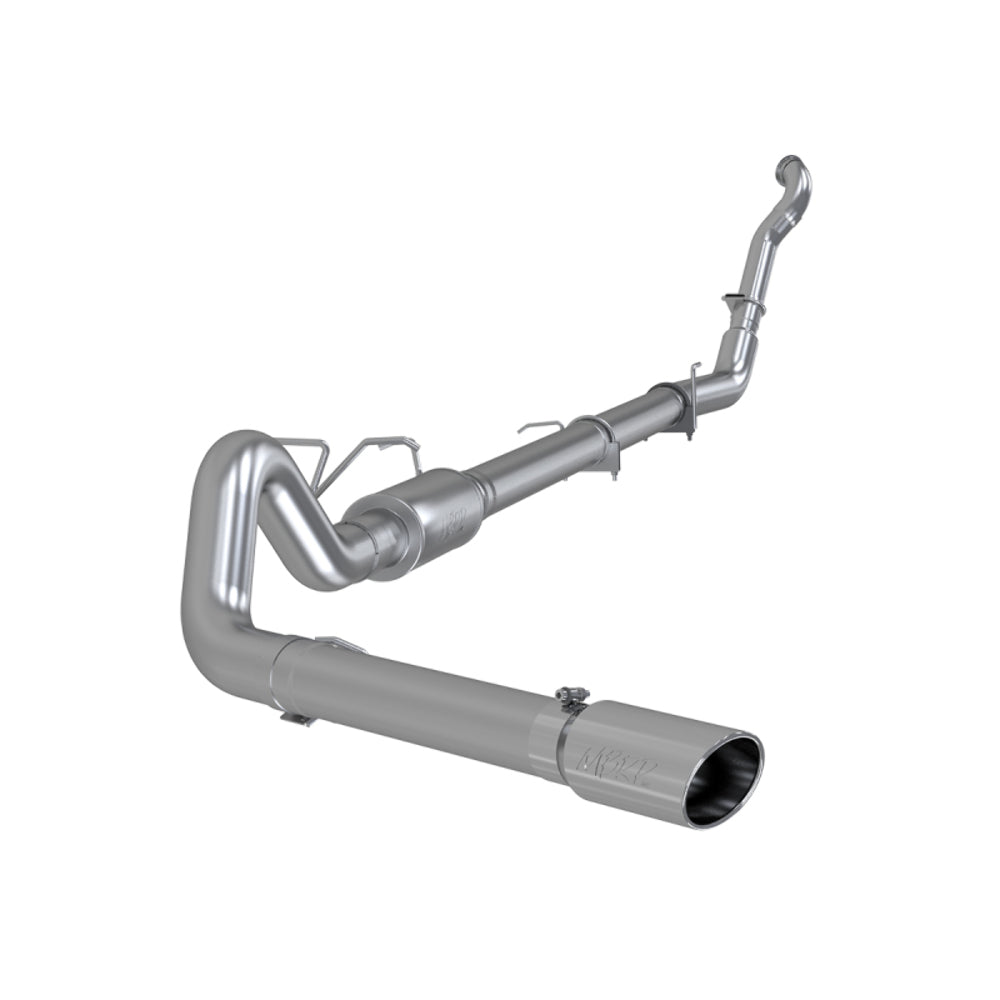 Fits 1994-1997 Ford F-350 4" Exhaust System Single Side (3" downpipe)-S6218AL - Turbo Back Exhaust Car Part People