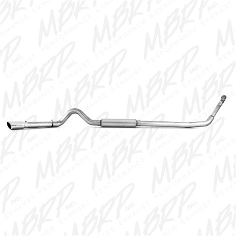 Fits 1994-1997 Ford F-350 4" Exhaust System Single Side (3" downpipe)-S6218AL