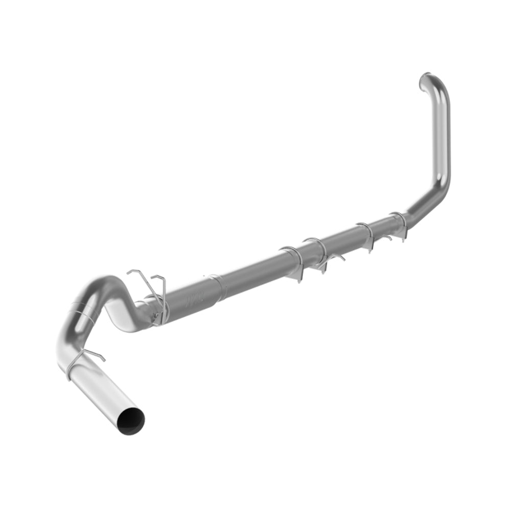 Fits 1999-2003 Ford F-350 Super Duty 5" Exhaust System; Single Side; AL-S62220P - Turbo Back Exhaust Car Part People