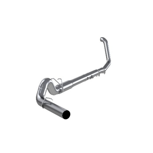 Fits 1999-2003 Ford F-350 Super Duty 5" Exhaust System; Single Side; AL-S62220P - Turbo Back Exhaust Car Part People