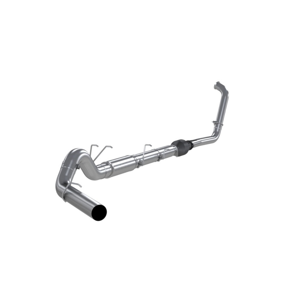 Fits 2004-07 F-250 Super Duty 5" Exhaust System Single Side Exit-S62340P - Turbo Back Exhaust Car Part People
