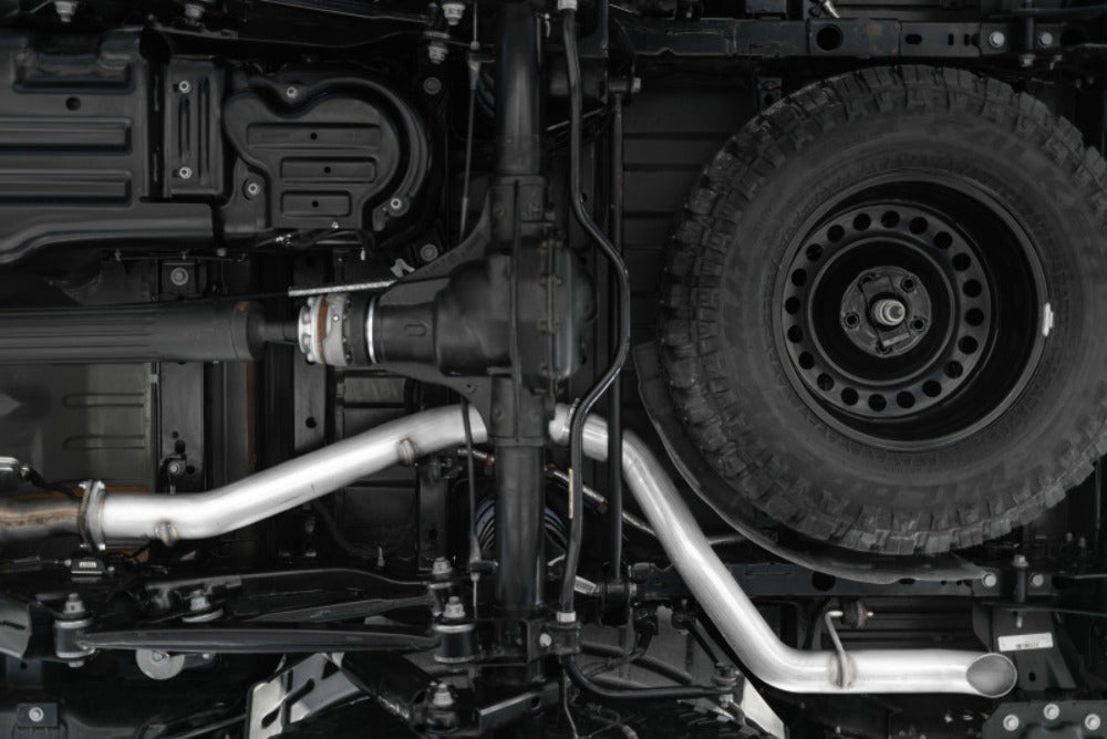 Fits 21-23 Jeep Gladiator 3" High Clearance Filter Back, Rear Turn Down-S6502409 - Filter Back Exhaust Car Part People