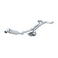Fits 2010-15 Chevrolet Camaro 2 1/2" Dual Cat Back; Round Tips; T409-S7020409