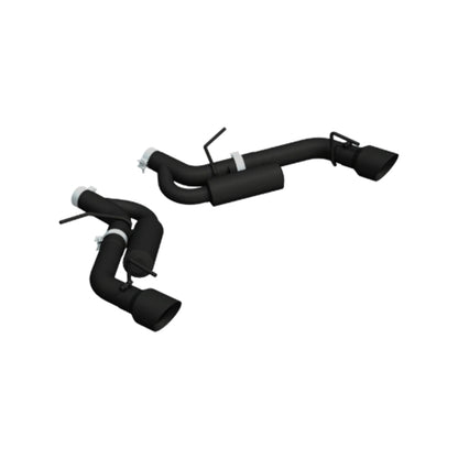 Fits 2016-2024 Chevrolet Camaro 3" Dual Axel Back, Black Coated - S7034BLK - Axle Back Exhaust Car Part People