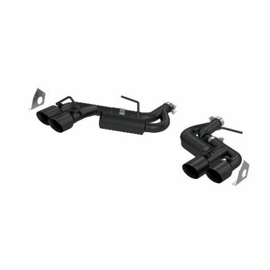Fits 2016-24 Chevrolet Camaro 2.5" Axle Back; NPP Only; Black Coated-S7039BLK - Axle Back Exhaust Car Part People