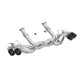 2020-2024 Chevrolet Corvette Stingray 3" Cat-Back; Quad Split Rear 4.5" S70413CF