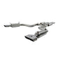 Fits 2008-2010 Dodge Challenger 3in. Cat Back; Dual Split Rear; T304 - S7110304