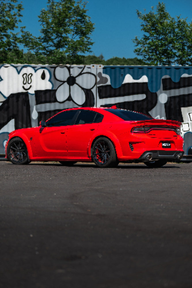 Fits 2022-2023 Dodge Charger 3in. Cat Back; Dual Rear; Dual Tips - S7117AL