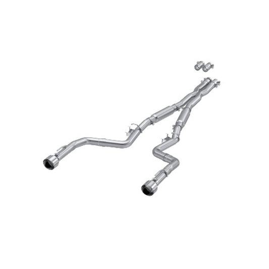 Fits 2022-2023 Dodge Charger 3in. Cat Back; Dual Rear; Dual Tips - S7117AL - Cat Back Exhaust Car Part People