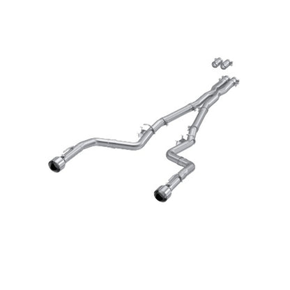 Fits 2017-2023 Dodge Charger 3in. Cat Back; Dual Rear; Dual Tips - S7118AL - Cat Back Exhaust Car Part People
