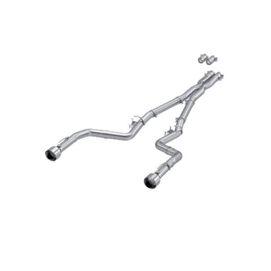 Fits 2017-2023 Dodge Charger 3in. Cat Back; Dual Rear; Dual Tips - S7118AL - Cat Back Exhaust Car Part People