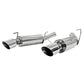 Fits 2005-10 Ford Mustang 2 1/2" Dual Mufflers Axle Back; Split Rear; AL-S7200AL - Axle Back Exhaust Car Part People