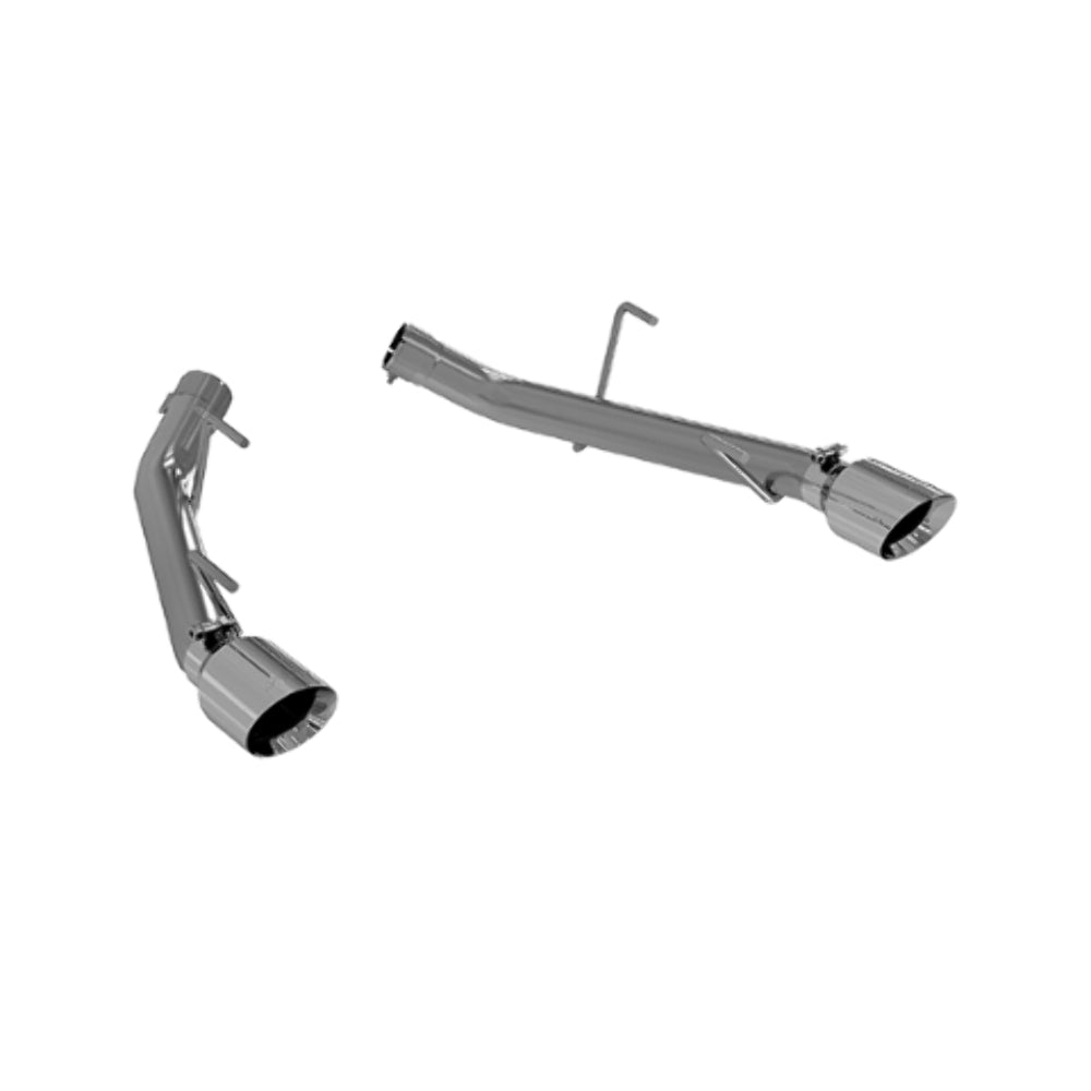 Fits 2005-10 Ford Mustang 2 1/2in. Dual Axle Back Muffler ; T304-S7202304