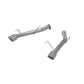 Fits 2005-10 Ford Mustang 2 1/2in. Dual Axle Back Muffler ; T304-S7202304