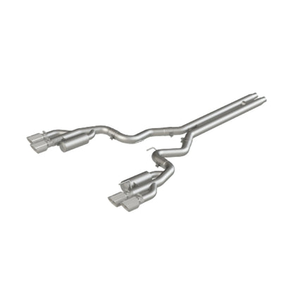 Fits 18-23 Ford Mustang 3" CatBack w/Quad 4" Dual Wall Tips Race Version-S7207AL - Cat Back Exhaust Car Part People