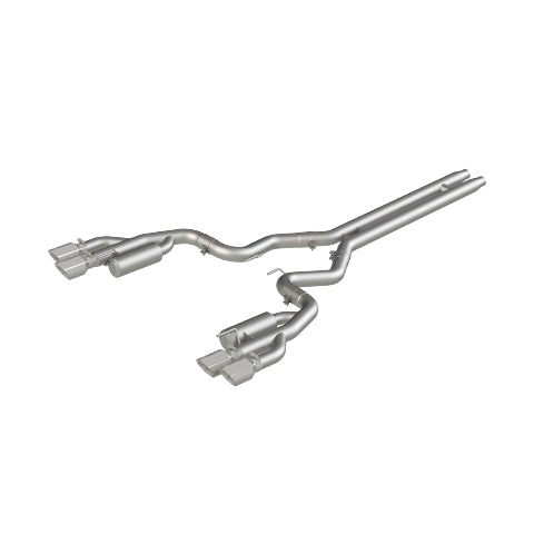 Fits 18-23 Ford Mustang 3" CatBack w/Quad 4" Dual Wall Tips Race Version-S7207AL