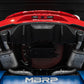Fits 18-23 Mustang 3" Cat Back Dual Quad Split Rear Exitwith Carbon Tip-S72093CF