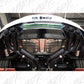 Fits 18-23 Mustang 2.5" Axle Back w/Quad 4" Dual Wall Tip Exhaust-Black-S7211BLK - Axle Back Exhaust Car Part People