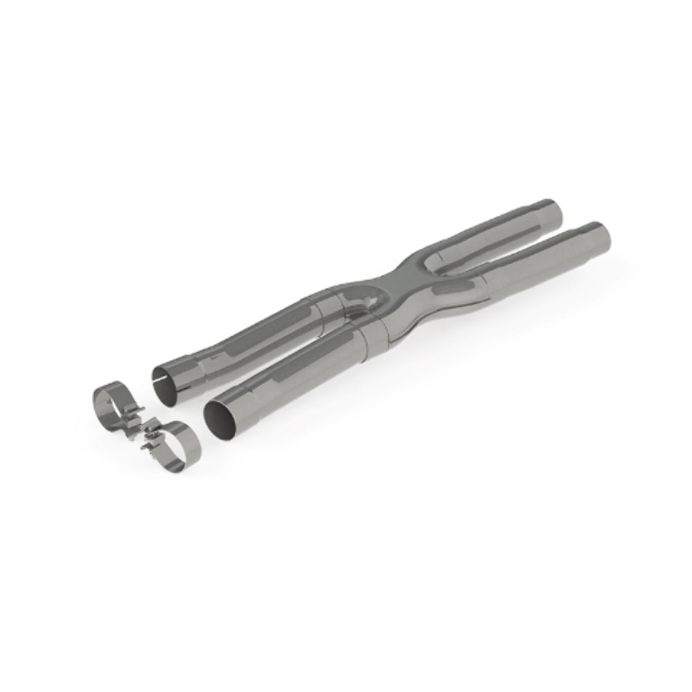 Fits 2019-2020 Ford Mustang 2.5in. Resonator  X-Pipe; T409 - S7213409