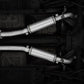 Fits 1999-03 Ford Mustang 2.5" Cat Back; Dual Split Rear; 3.5" tips; AL-S7221AL - Cat Back Exhaust Car Part People