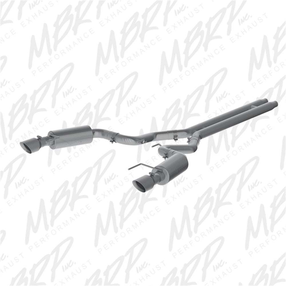 Fits 15-17 Mustang 3" Cat Back Dual Split Rear Street Version 4.5" tips-S7239409 - Cat Back Exhaust Car Part People