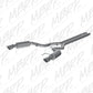 Fits 15-17 Mustang 3" Cat Back Dual Split Rear Street Version 4.5" tips-S7239409
