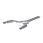 Fits 15-17 Mustang 3" Cat Back Dual Split Rear Street Version 4.5" tips-S7239409