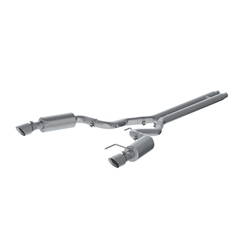 Fits 15-17 Mustang 3" Cat Back Dual Split Rear Street Version 4.5" tips-S7239409