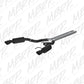 Fits 16 Mustang 3" Cat Back Dual Split Rear Street Version 4.5" tip-Blk-S7239BLK