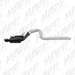 Fits 2011-14 Mustang 3" Cat Back Dual Split Rear Street Version 4" tips-S7258BLK - Cat Back Exhaust Car Part People