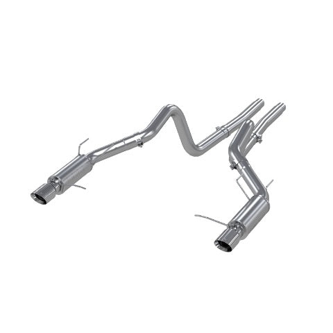 Fits 2011-12 Ford Mustang 3" Cat Back; Dual Split Rear; Race Version; AL-S7264AL