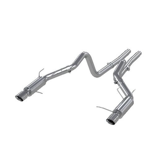 Fits 2011-12 Ford Mustang 3" Cat Back; Dual Split Rear; Race Version; AL-S7264AL - Cat Back Exhaust Car Part People