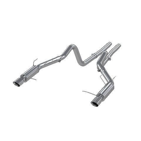 Fits 2011-12 Ford Mustang 3" Cat Back; Dual Split Rear; Race Version; AL-S7264AL