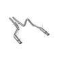 Fits 2007-10 Ford Mustang 3" Cat Back; Dual Split Rear; Race Version; AL-S7270AL