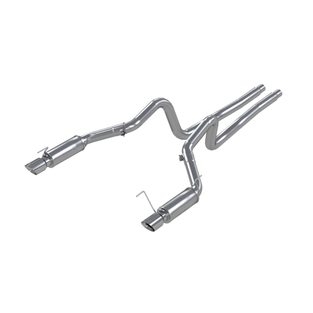 Fits 2007-10 Ford Mustang 3" Cat Back; Dual Split Rear; Race Version; AL-S7270AL - Cat Back Exhaust Car Part People