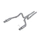 Fits 2007-10 Ford Mustang 3" Cat Back; Dual Split Rear; Race Version; AL-S7270AL
