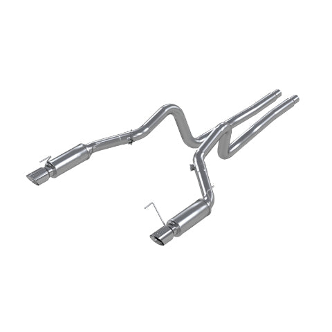 Fits 2007-10 Ford Mustang 3" Cat Back; Dual Split Rear; Race Version; AL-S7270AL