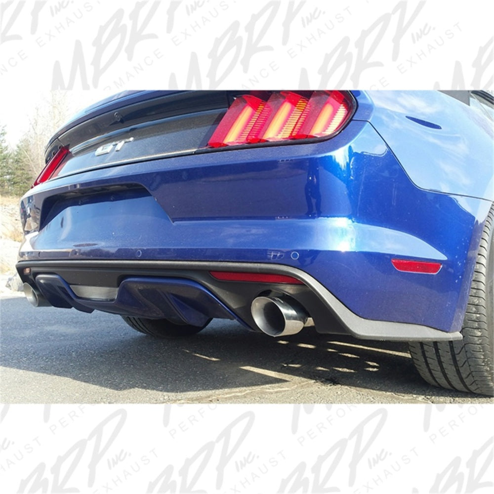 Fits 2015-2017 Ford Mustang 2 1/2in. Axle Back Kit; T304 - S7276304