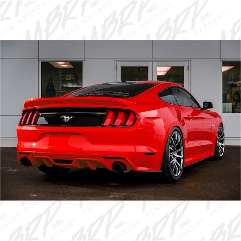Fits 15-17 Mustang 3" CatBack Dual Split Rear Race Version 4.5" tip-BLK-S7278BLK