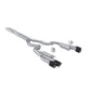 Fits 2024 Mustang 3" Cat Back w/Quad 4" Carbon Fiber Tips Race Version-S72823CF