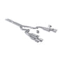 Fits 24 Ford Mustang 3" Cat Back w/Quad 4" Dual Wall Tips Race Version-S7282AL