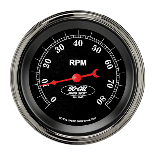 So-Cal 3 3/8" Tachometer SC80SLC