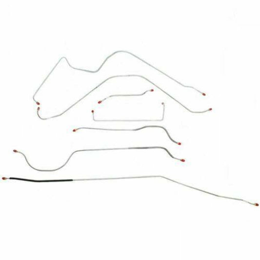 Brake Line Kit For 55 Ford Thunderbird Manual 7 Piece Steel Fine Lines