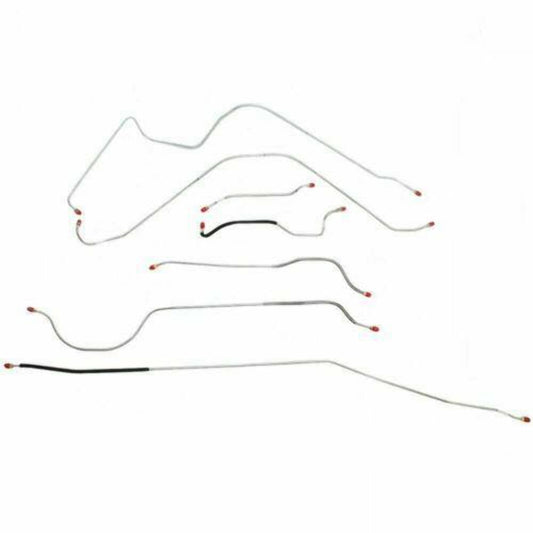 Brake Line Kit For 55 Ford Thunderbird Power 7 Piece Steel Fine Lines